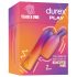 Durex Tease & Vibe - staafvibrator met konijnen- clitorisstimulator (roze)