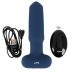 ANOS - blauwe anale vibrator met tongbewegingen