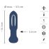 ANOS - blauwe anale vibrator met tongbewegingen