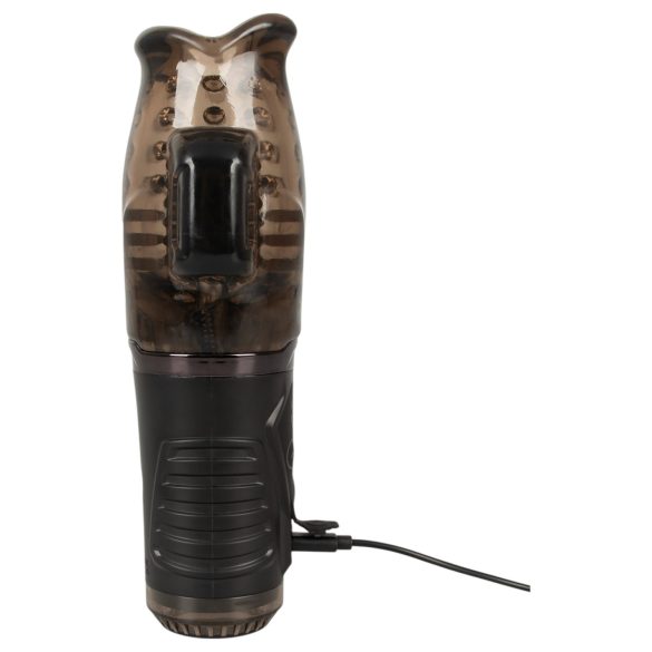 Stroker - automatische zuigende en vibrerende masturbator - grijs