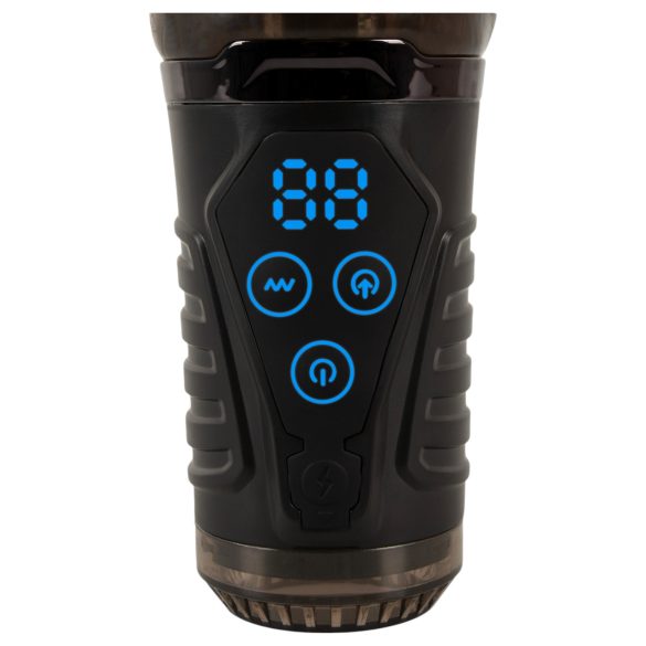 Stroker - automatische zuigende en vibrerende masturbator - grijs