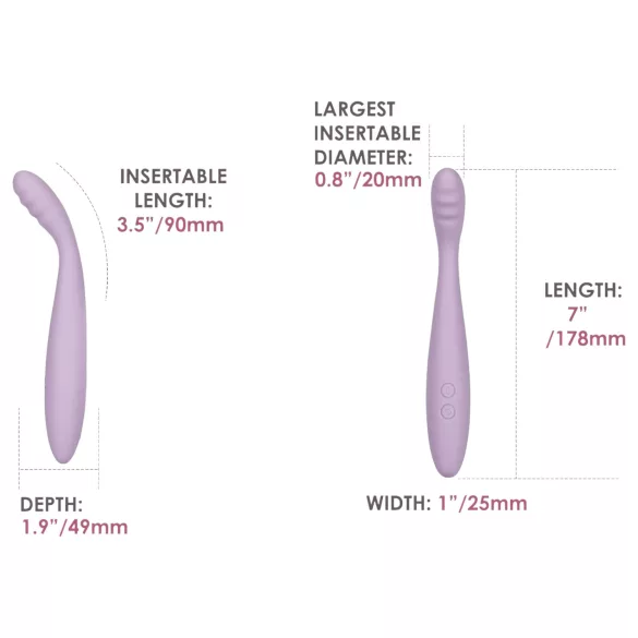 Svakom Cici 2 - App-gestuurde G-spot vibrator (paars)