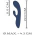 You2Toys Intense - G-spot en clitorisstimulator met arm (zwart)
