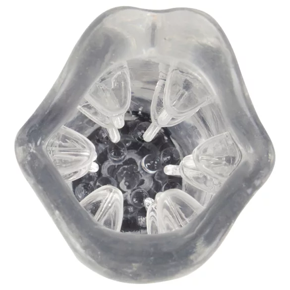 Stroker - vibrerende roterende masturbator - transparant