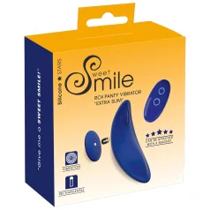   Smile - vibrerende slip met afstandsbediening - extra dun - blauw