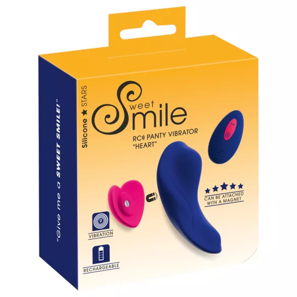 Smile - vibrerende slip met afstandsbediening - blauw