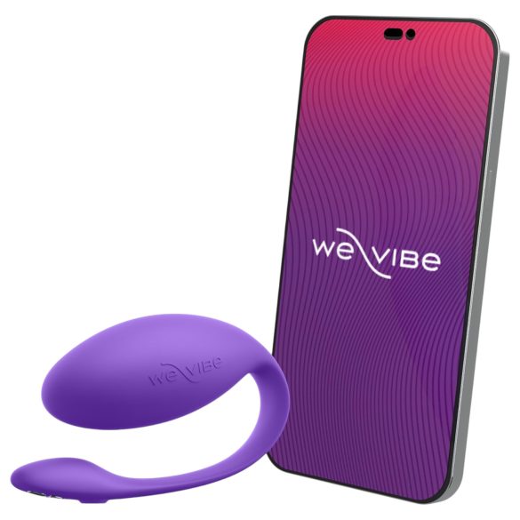 We-Vibe Jive Lite - vibrator ei - app-gestuurd - oplaadbaar - paars