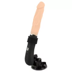   You2Toys - stoot vibrator met afstandsbediening - vleesachtig