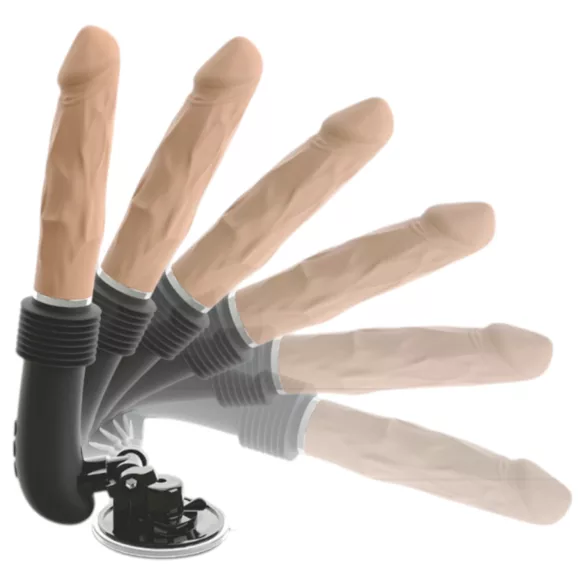 You2Toys - stoot vibrator met afstandsbediening - vleesachtig
