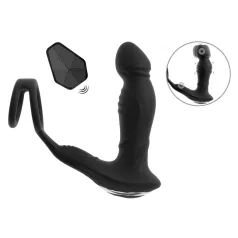 Rebel - duwende prostaatvibrator (zwart)