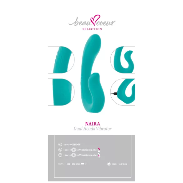 Beau Coeur Naira - G-spot en clitoris vibrator - groen