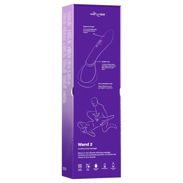 We-Vibe Wand 2 - krachtige massage vibrator - oplaadbaar