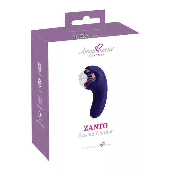 Beau Coeur Zanto - vibrator - oplaadbaar - blauw