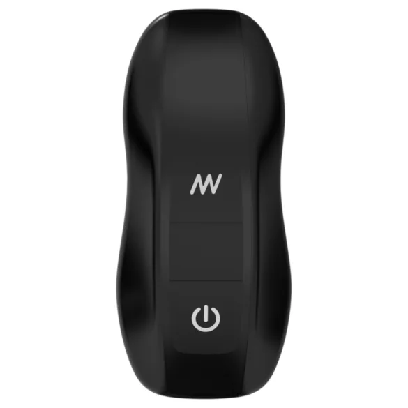 ANOS - vibrerende buttplug set - siliconen - zwart