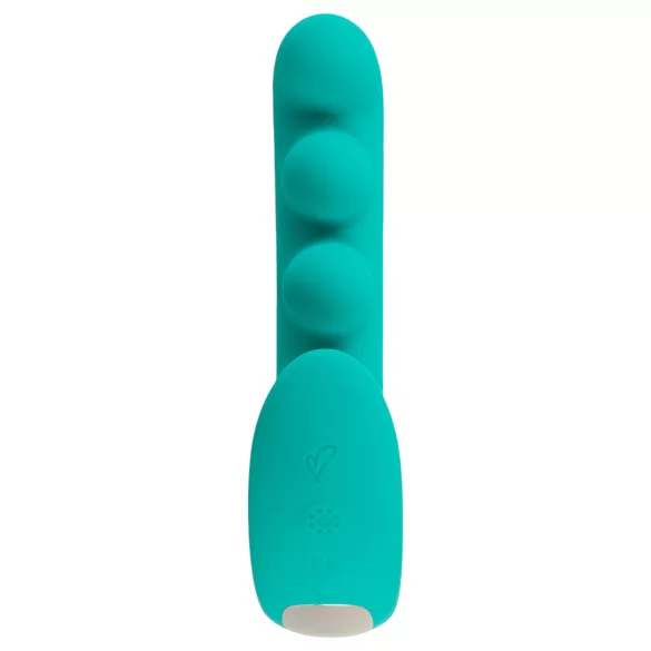Beau Coeur Sylora - parelversierde 2-in-1 vibrator (groen)