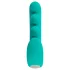 Beau Coeur Sylora - parelversierde 2-in-1 vibrator (groen)