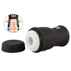   You2Toys Gyro - automatische draaiende en vibrerende masturbator - zwart