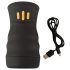 You2Toys Gyro - draaiende, vibrerende masturbator (zwart)