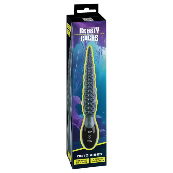 Beasty Cocks - vibrator met octopustentakels - siliconen - groen