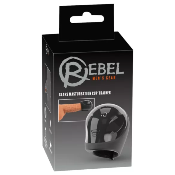 Rebel - eikel vibrator - waterdicht - zwart