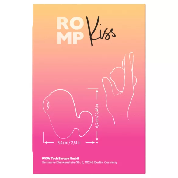 ROMP Kiss - luchtdruk clitorisstimulator (roze)