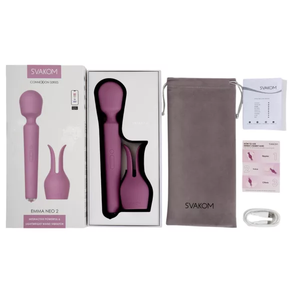 Svakom Emma Neo 2 - slimme massage vibrator (paars)