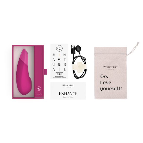 Womanizer Enhance - luchtgolf clitoris stimulator (roze)