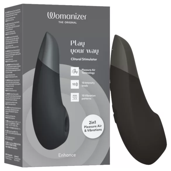 Womanizer Enhance - clitorisstimulator met luchtdruk - zwart