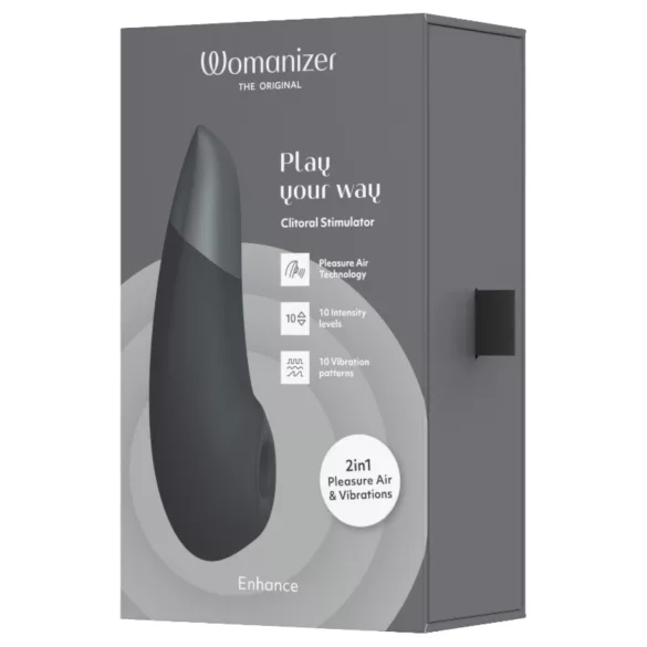 Womanizer Enhance - clitorisstimulator met luchtdruk - zwart
