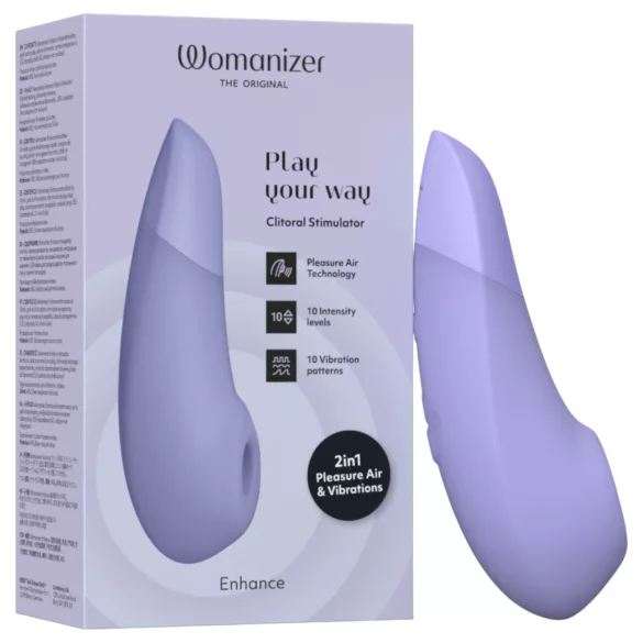 Womanizer Enhance - luchtdruk clitorisstimulator (paars)