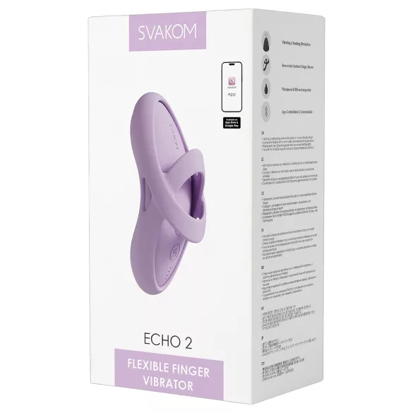 Svakom Echo 2 - vinger vibrator - oplaadbaar - siliconen - roze