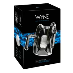 WYNE 10 - automatische masturbator met handvat - zwart