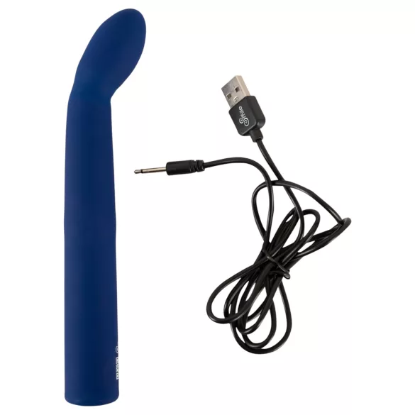 Smile - G-spot vibrator gebogen - siliconen - blauw