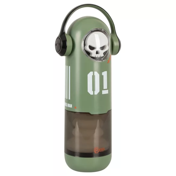 Rebel Skull - stotende en vibrerende masturbator (groen)