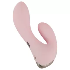   Beau Coeur Cerya - mini vibrator met clitorisstimulator - lichtroze