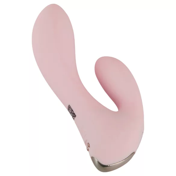 Beau Coeur Cerya - mini vibrator met clitorisstimulator (lichtroze)