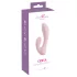 Beau Coeur Cerya - mini vibrator met clitorisstimulator (lichtroze)