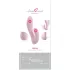 Beau Coeur Cerya - mini vibrator met clitorisstimulator (lichtroze)