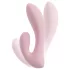 Beau Coeur Cerya - mini vibrator met clitorisstimulator (lichtroze)