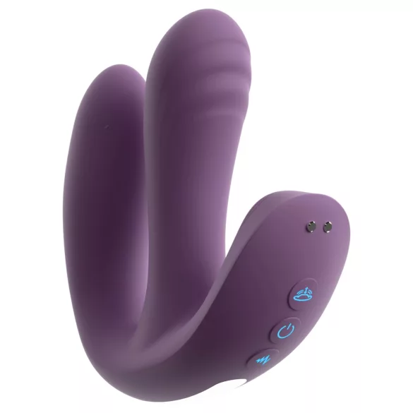 Beau Coeur Mireva - vibrator met drie armen - afstandsbediening - paars