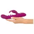 Javida - vibrator met kogeltjes en clitorisstimulator - silicone - paars