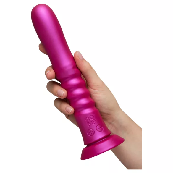ROMP Jiggle - stootvibrator met zuignap (roze)