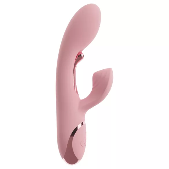 Beau Coeur Avenor - vibrator met tong en clitorisstimulator voor de G-spot (roze)