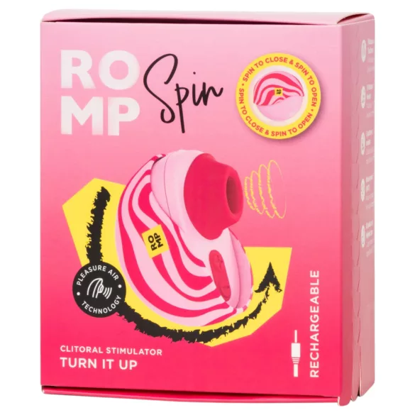 ROMP Spin - luchtdruk clitorisstimulator (roze)