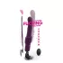 You2Toys - op afstand bestuurbare verwarmde stotende vibrator (paars)