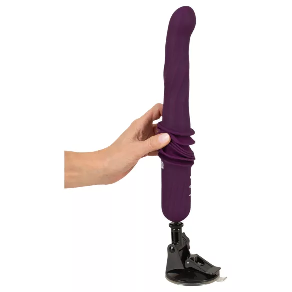 You2Toys - op afstand bestuurbare verwarmde stotende vibrator (paars)