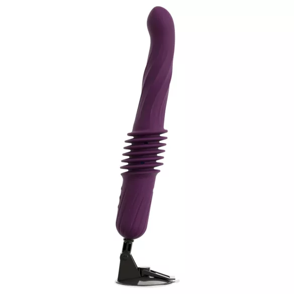 You2Toys - op afstand bestuurbare verwarmde stotende vibrator (paars)