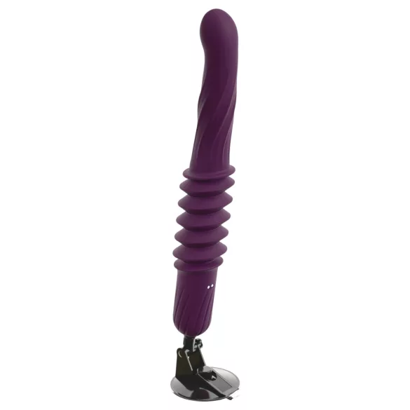 You2Toys - op afstand bestuurbare verwarmde stotende vibrator (paars)