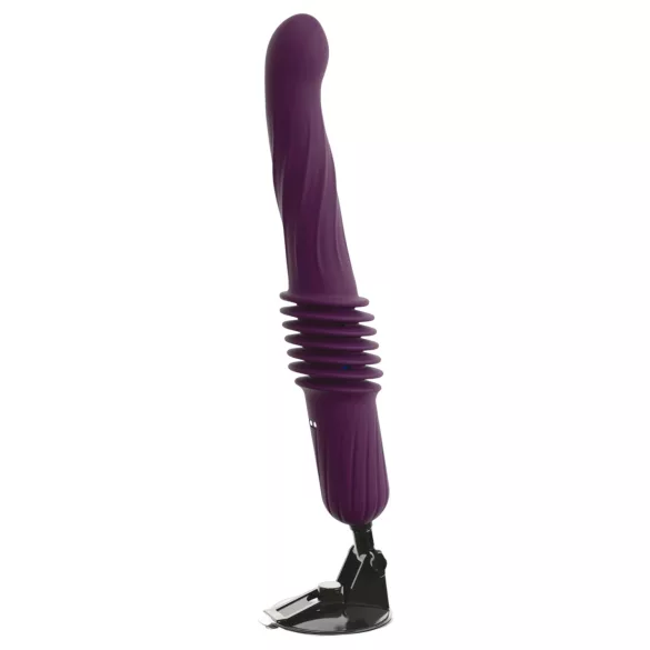 You2Toys - op afstand bestuurbare verwarmde stotende vibrator (paars)