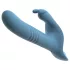 You2Toys - 3-delige opzetbare konijnen-duw vibrator met afstandsbediening (blauw)